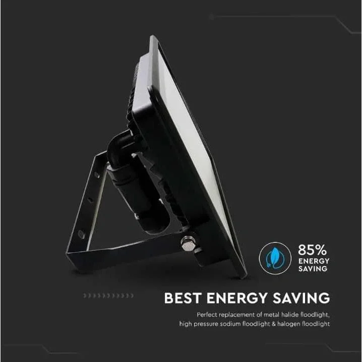 VT-158 LED-Flutlicht - 50 W - 4000 Lm - 4000K - Schwarz - 9