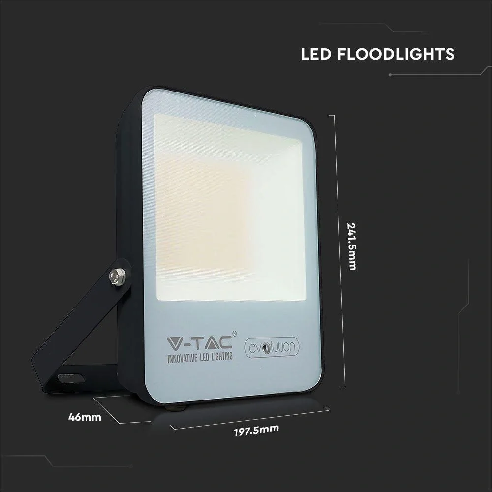 VT-4961 LED-Flutlichtstrahler - 50 W - 8000 Lm - 4000 K - schwarz - 9