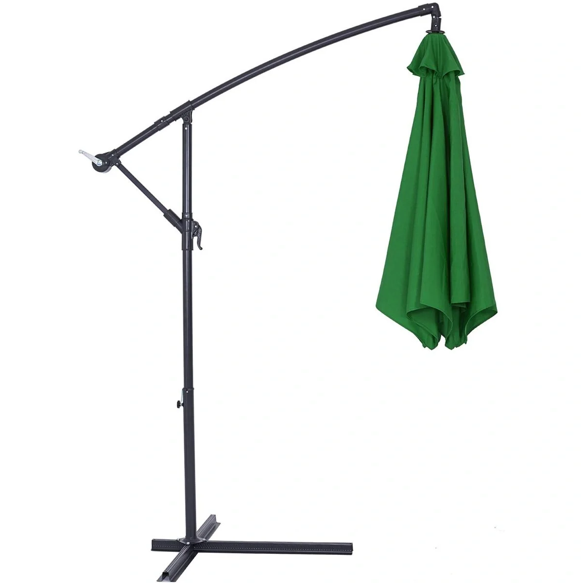 Sonnenschirm Aluminium Ø 300cm grün mit UV-Schutz 40+ - 10