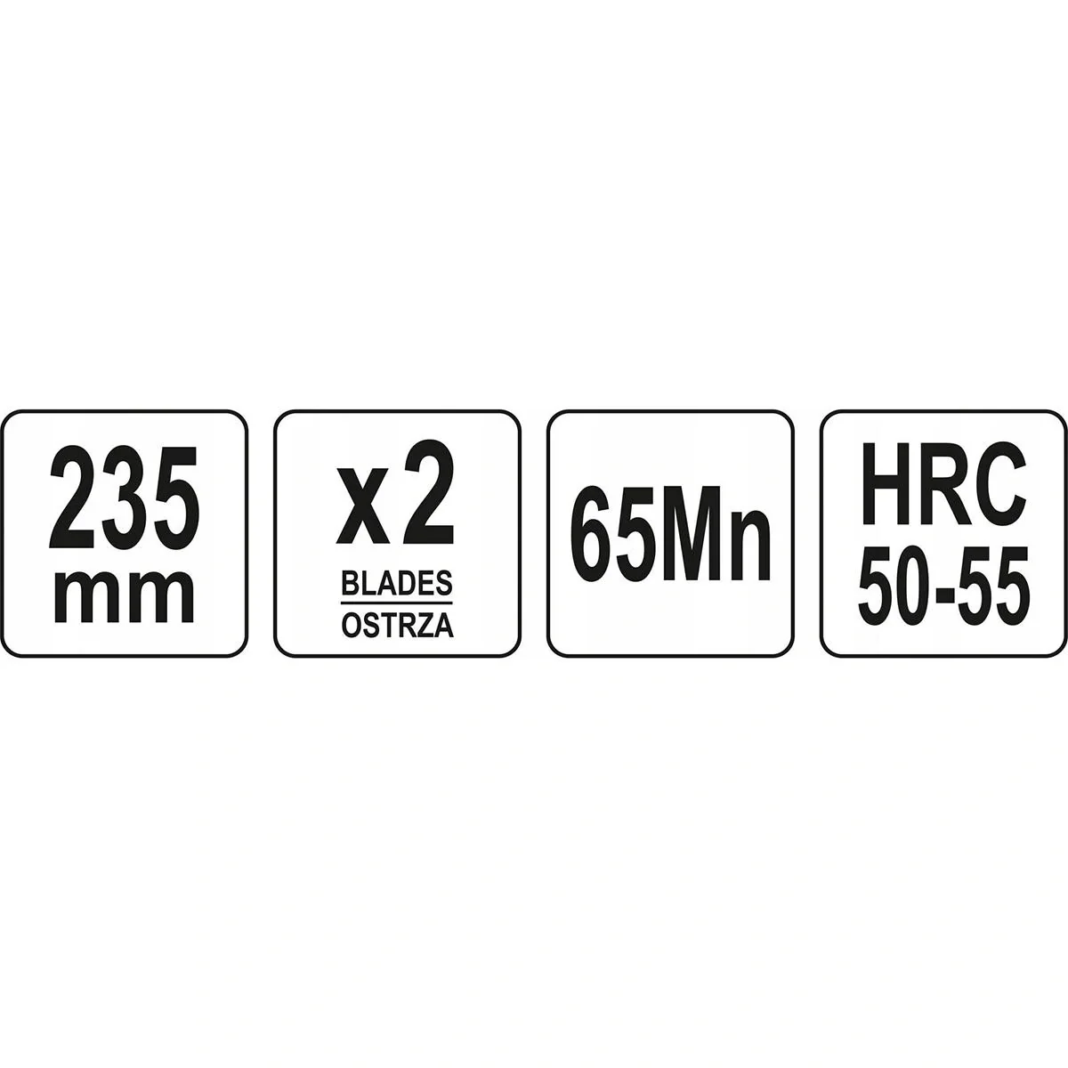 Hobelmaschine mit 2 Messern - 235mm - 4