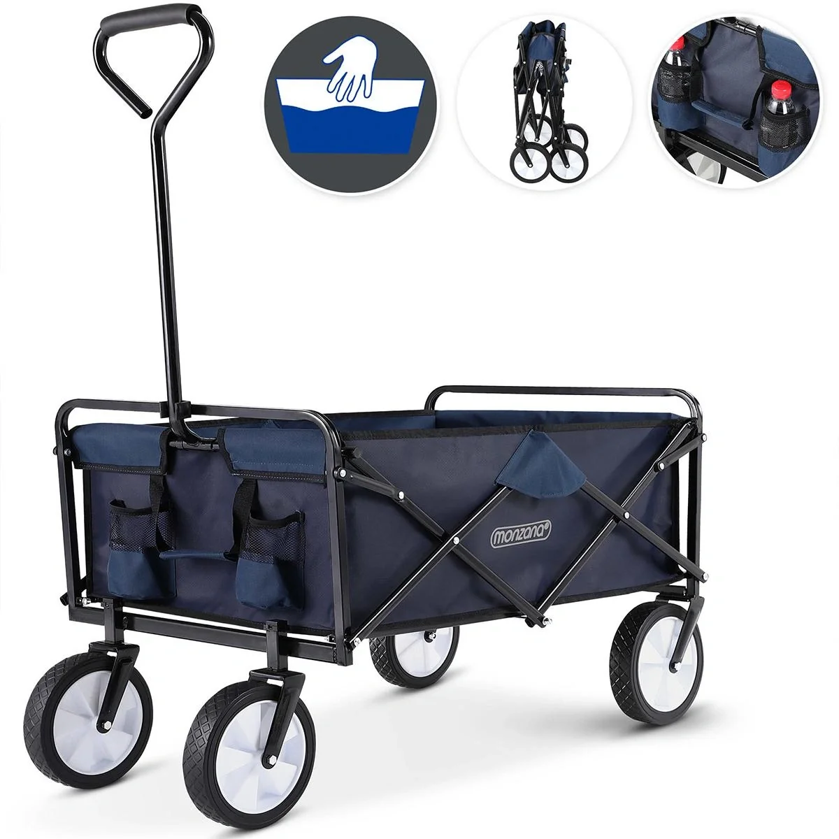 Bolderwagen Dunkelblau faltbar - 8