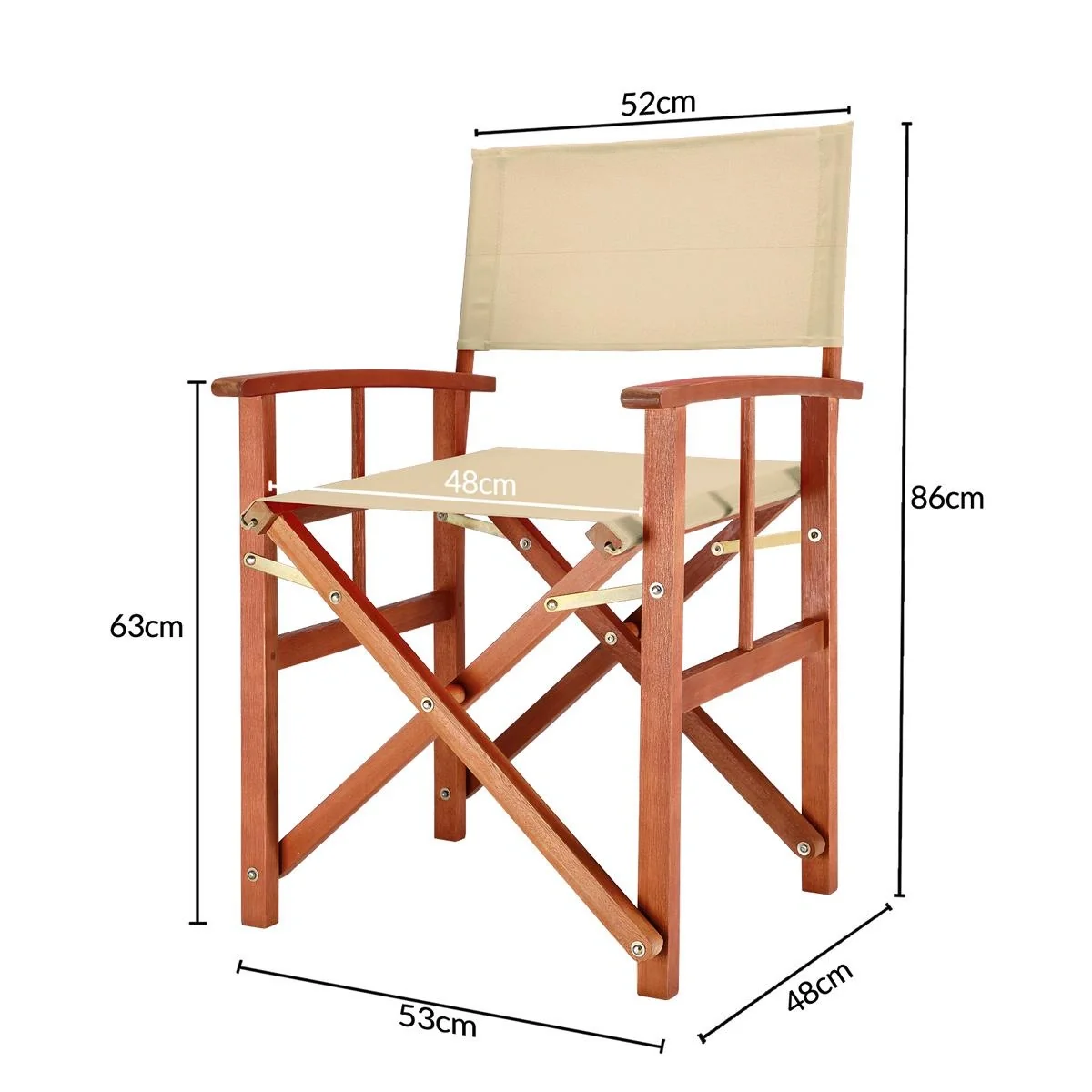 Klappstuhl Cannes Creme FSC - 4