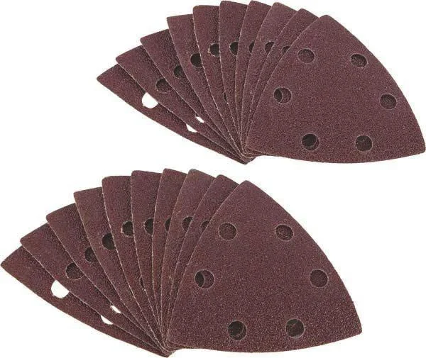 Schleifpapier Set 20-teilig für Dreieckschleifer, Korn 60 - 2