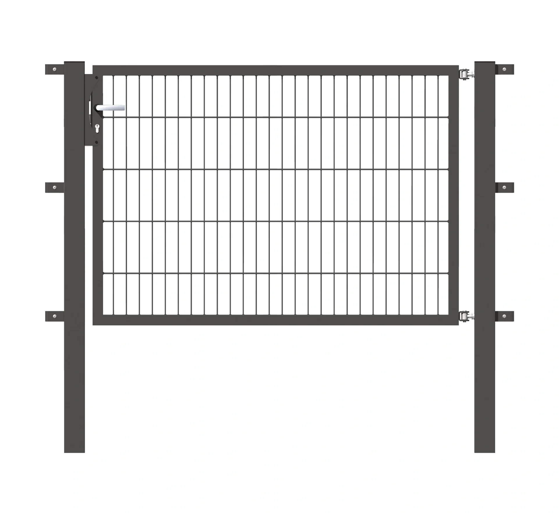 Einzeltor Flexo mit Zubehör, anthrazit/ Breite 150 cm, Höhe 100 cm - 3