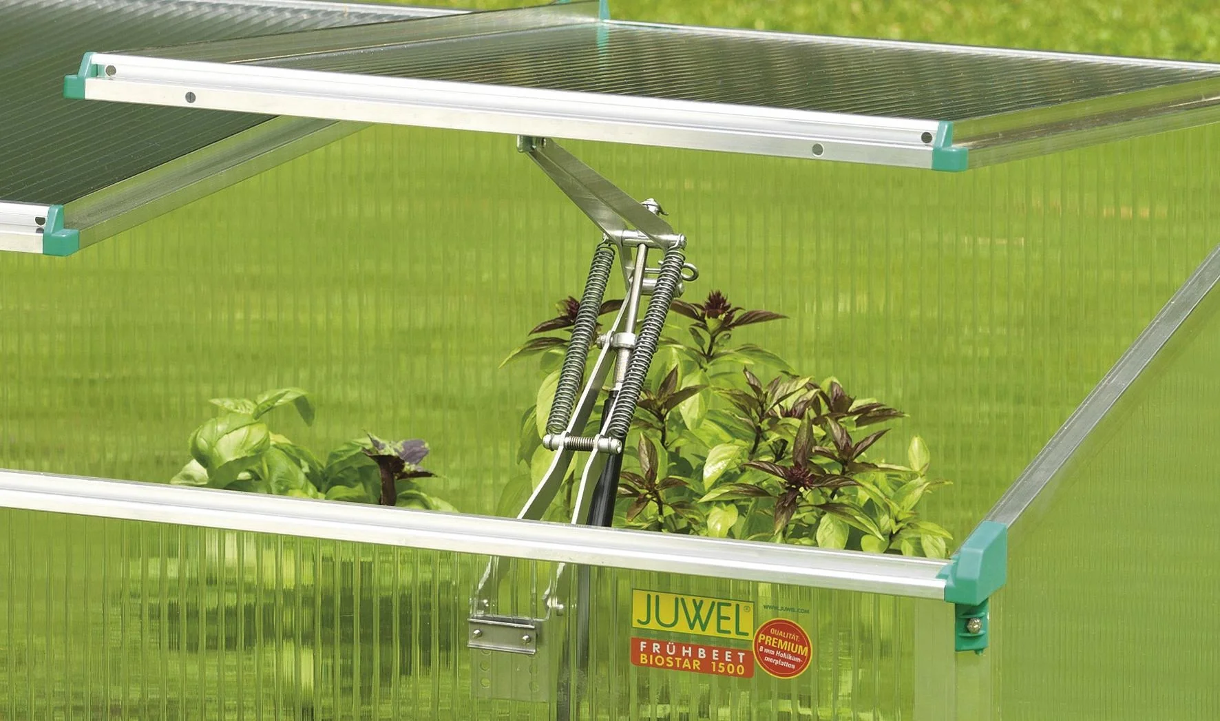 Fensterautomat für Frühbeete oder Gewächshäuser - 1
