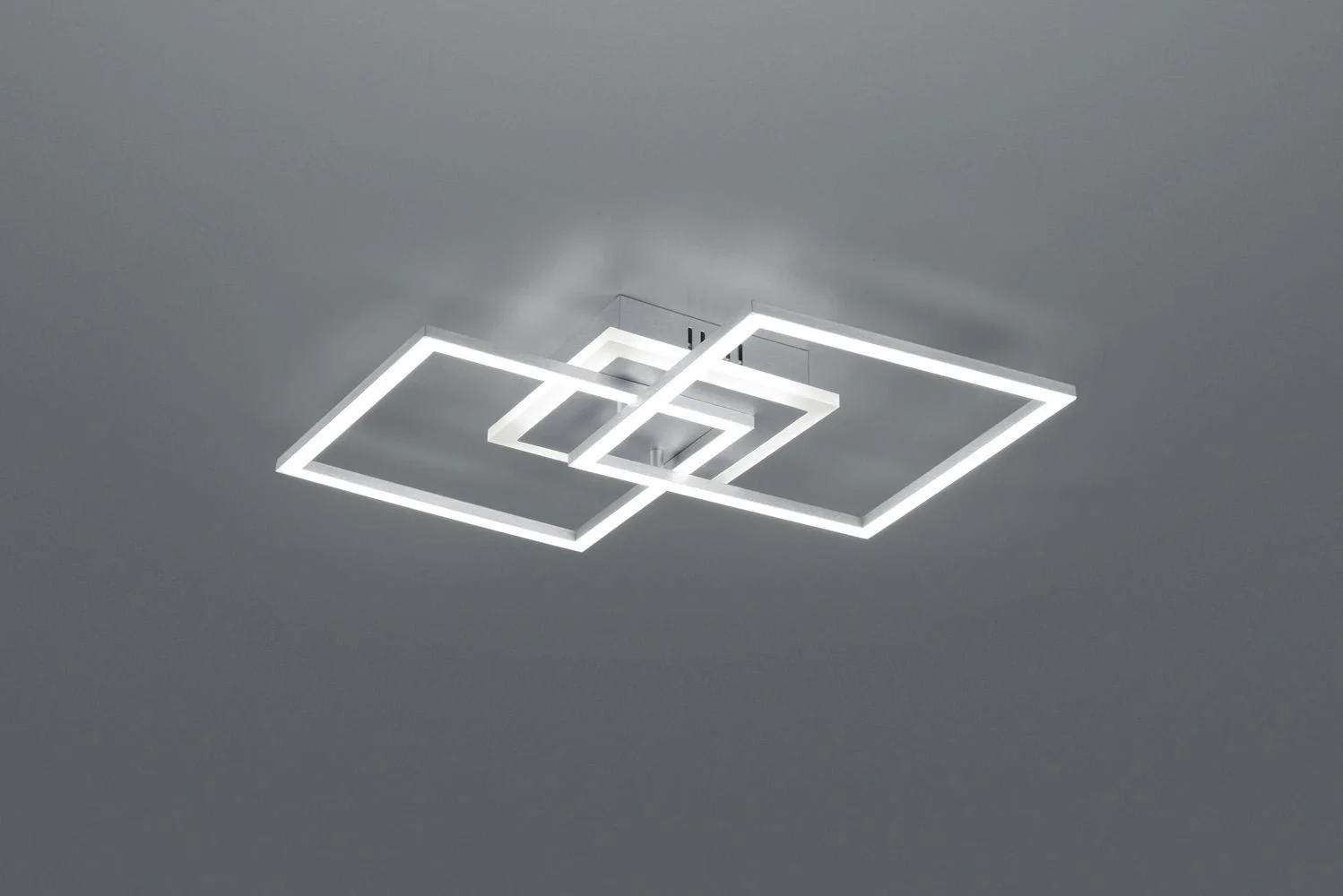 LED-Deckenleuchte VENIDA, 25 W, 3000K, 2600 lm, Switch-Dimmer, titanfarbig, Acryl weiß - 1