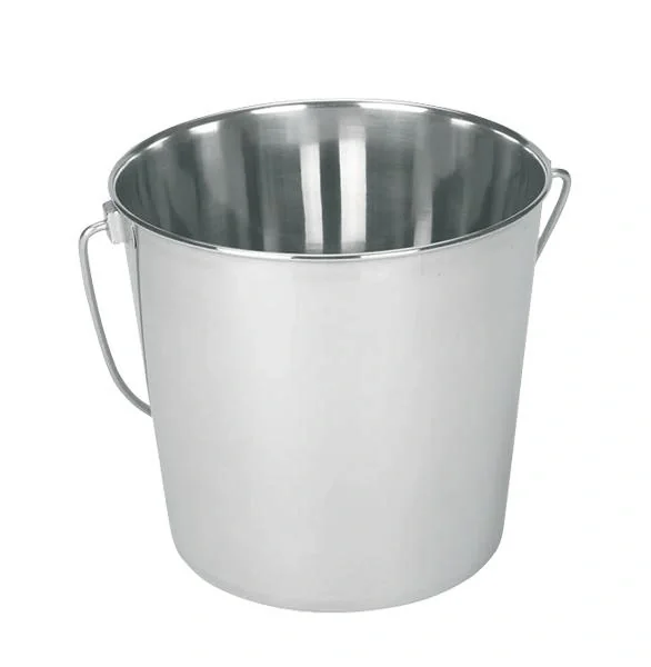 Edelstahl Eimer 8,5 l, 22 cm hoch - 3