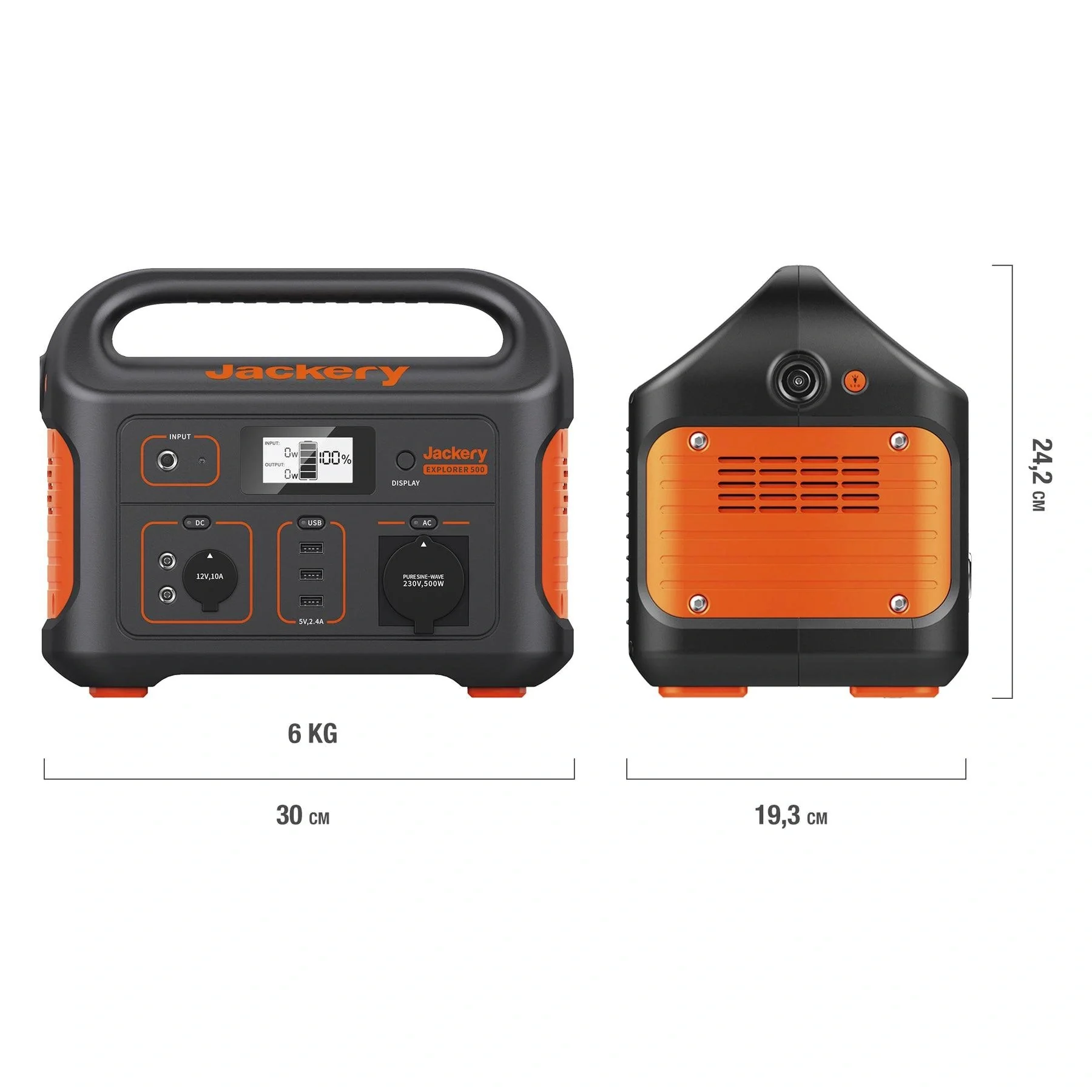 Tragbare Powerstation Explorer 500, 518 Wh - 8
