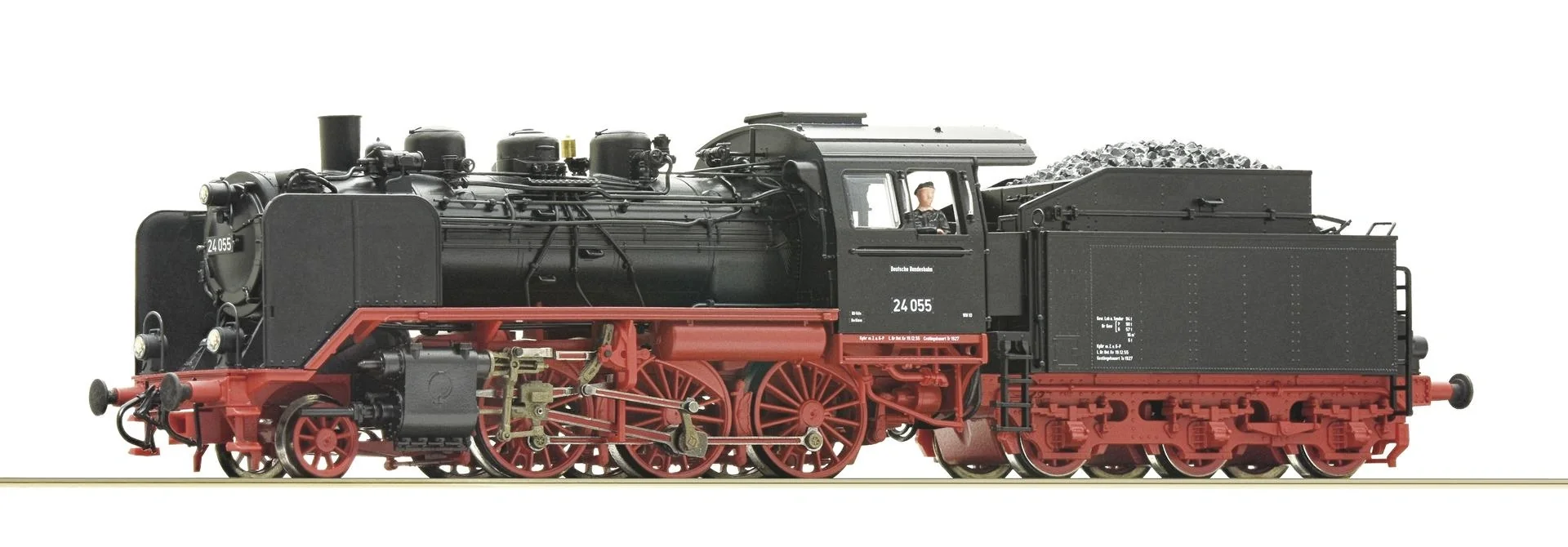 Schlepptenderlokomotive 24 055  Steppenpferd  der Deutschen Bundesbahn, H0, DC - 1