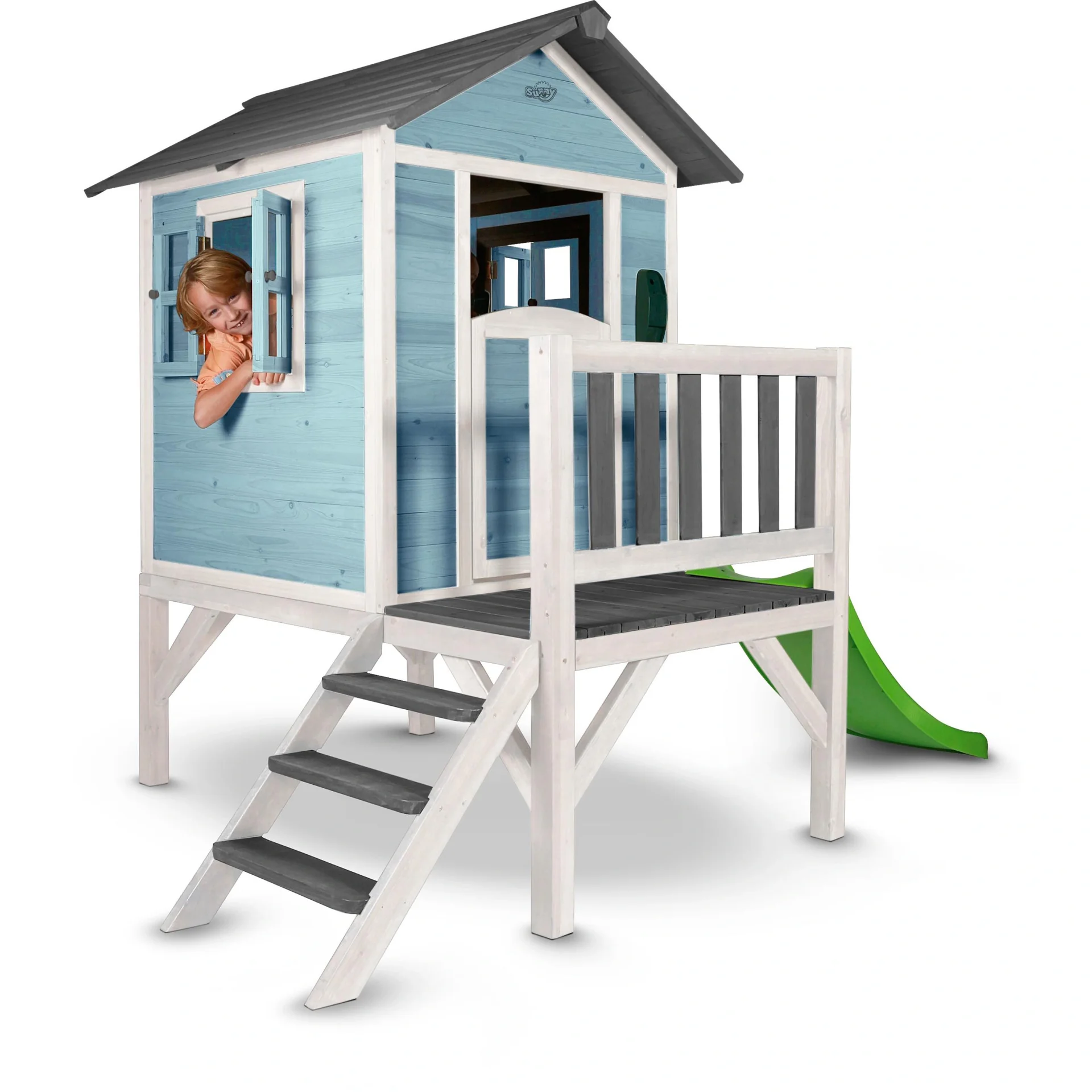 Lodge Spielhaus XL (Karibisches Blau) - 5