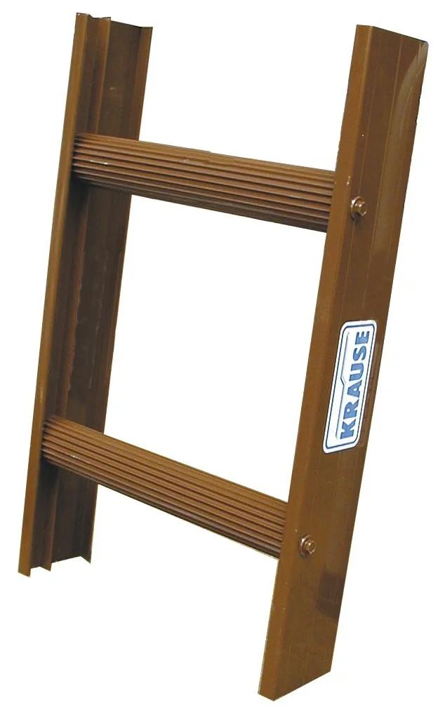 Dachleiter, 18 Sprossen, Holz - Breite 37 cm, 505 cm - 2