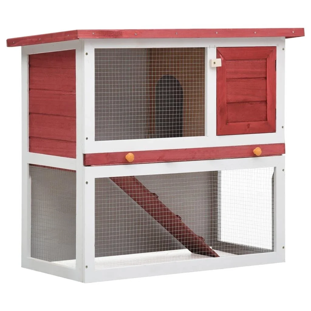 Kaninchenstall Outdoor mit 1 Tür - 1