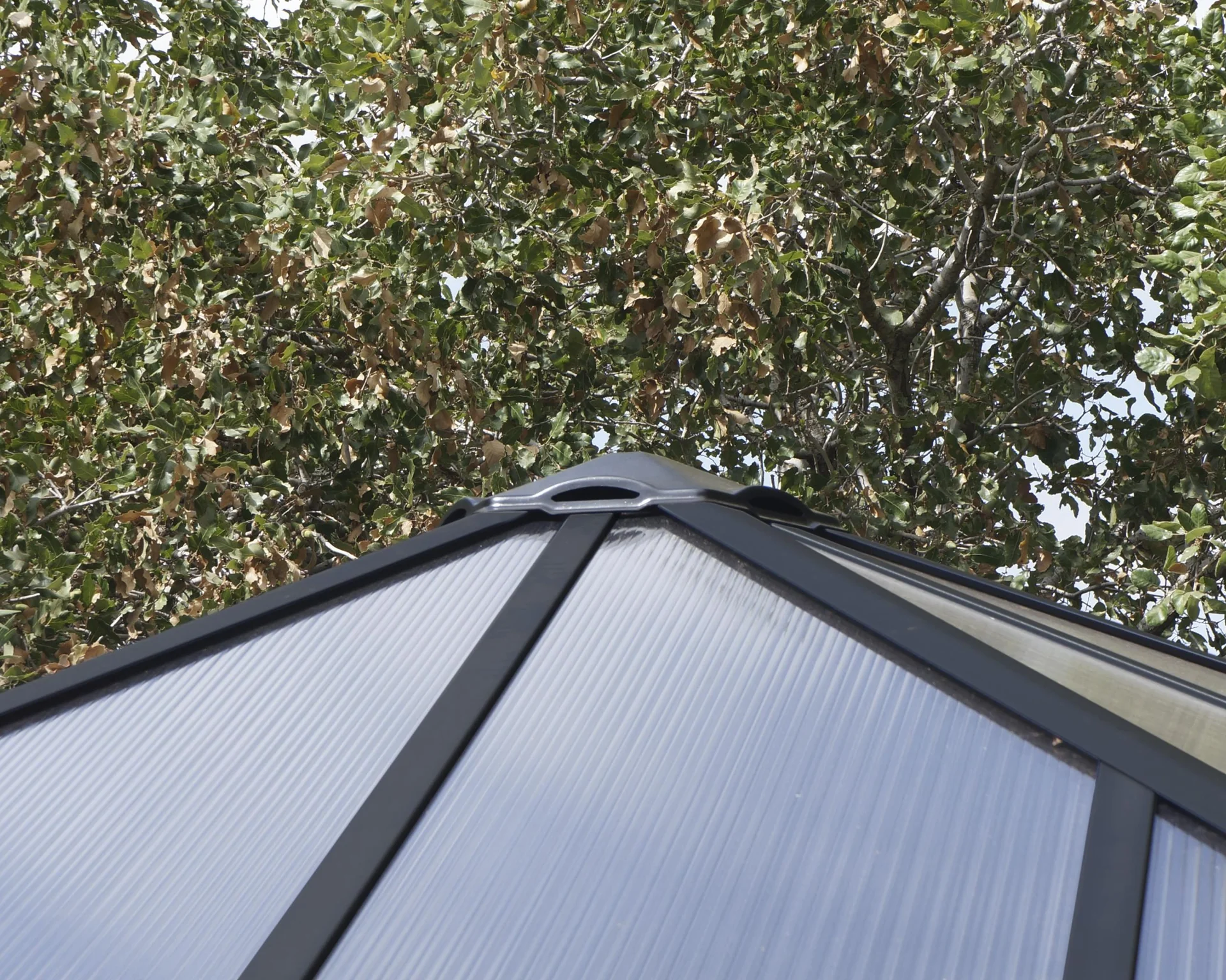 Pavillon „Palermo™ 3000“, Anthrazit, 295 x 295 x 276 cm - 11
