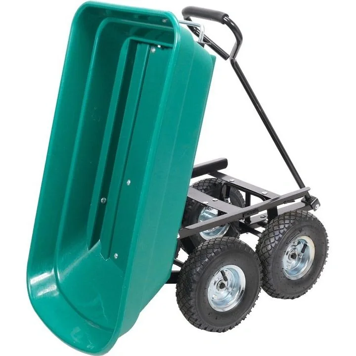 NL Gartenwagen mit Kippfunktion - 55L - Behälter: 87 x 47 x 20 cm - 5