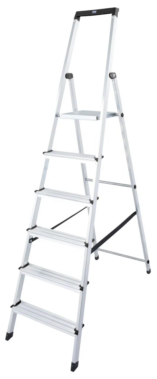 „SOLIDY“ STUFEN-STEHLEITER  5 STUFEN - 2