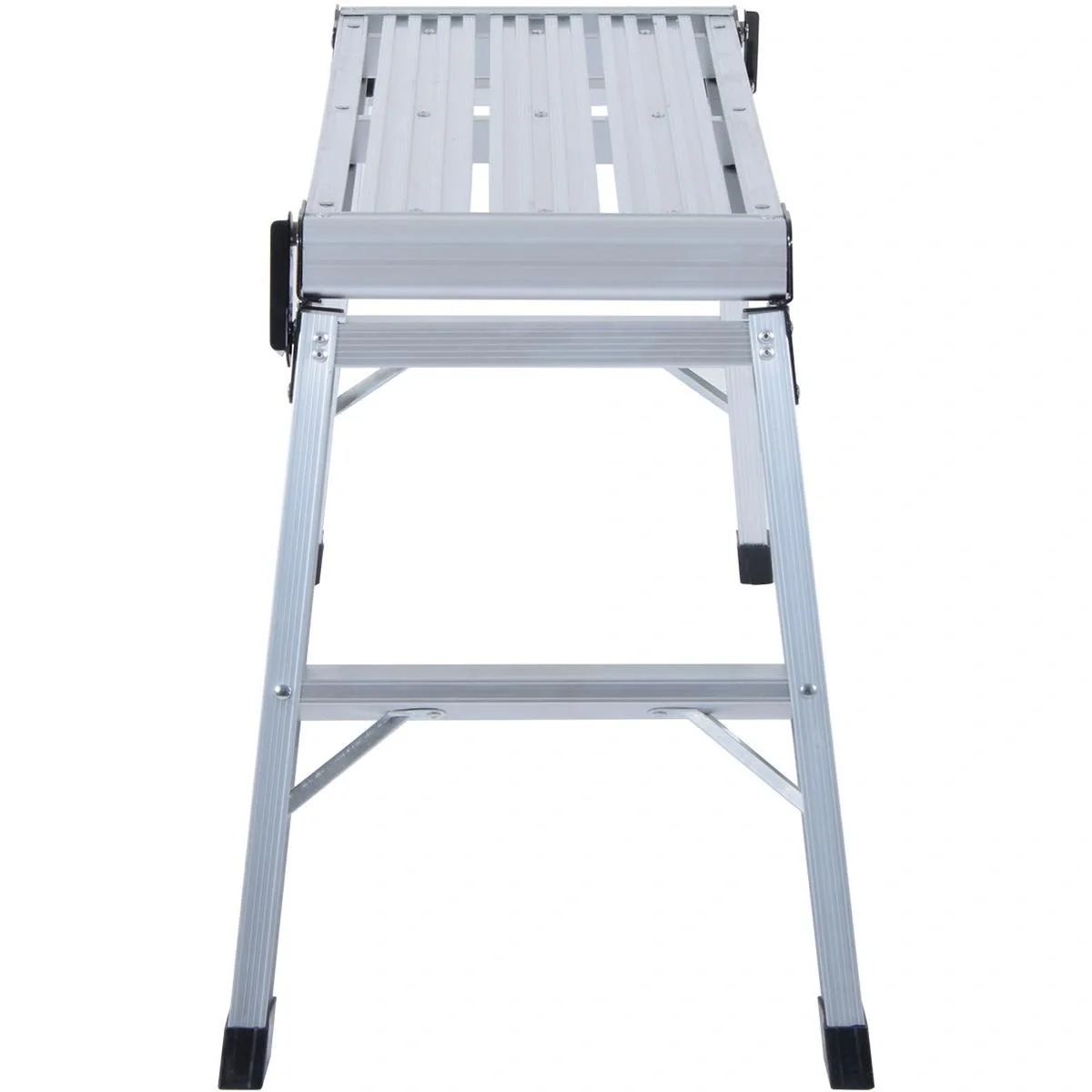 Arbeitsplattform mit integrierter Klappsperre silber - 10