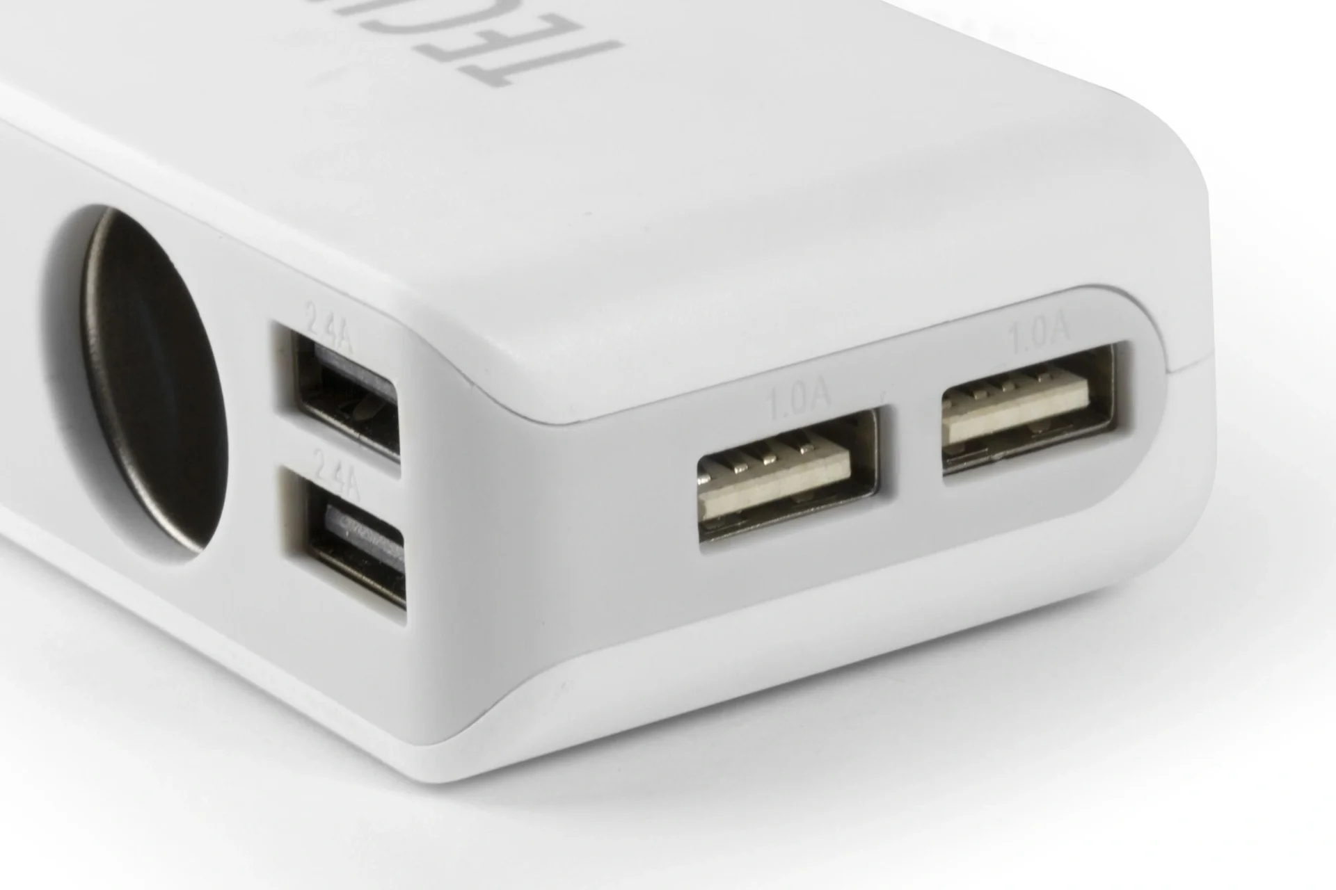 Universales Autoladegerät mit 4 USB-Anschlüssen und 3-fach KFZ-Verteiler - 6