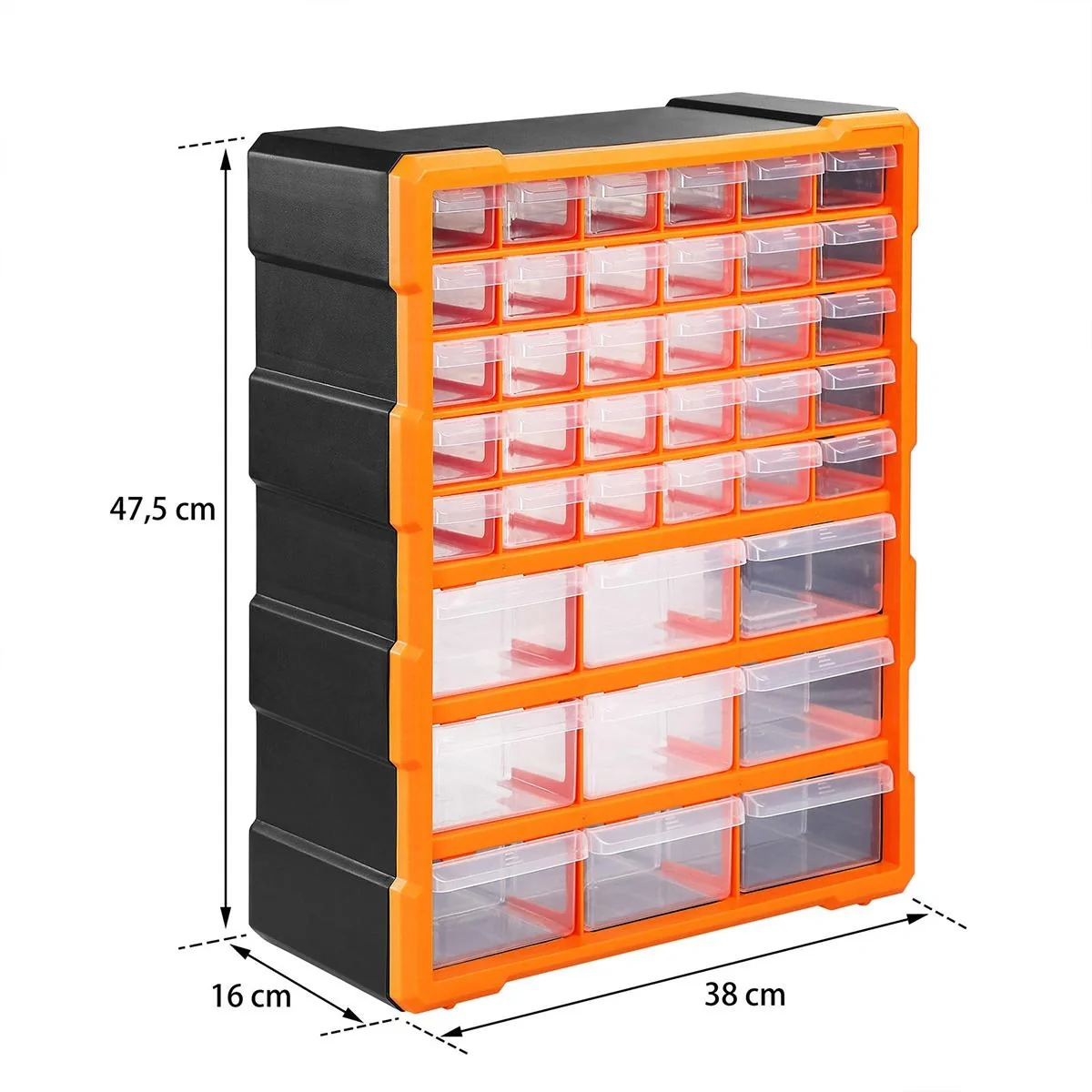 Kleinteile-Organizer - 39 Fächer - 2