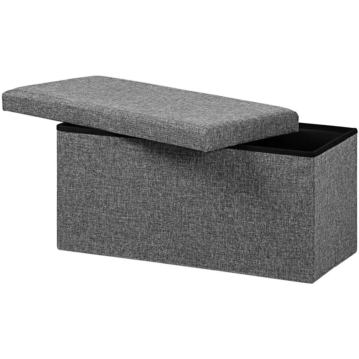 Sofa mit Stauraum - klappbar - MDF - 80x40x40cm - GREY - 7