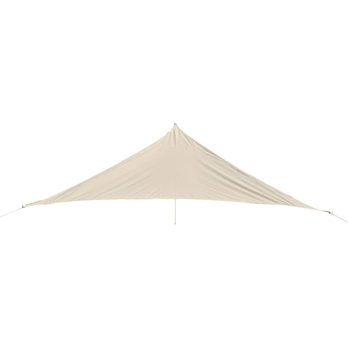 Sonnensegel Dreieck/3x3x3 m Sand Polyester - wasserabweisend - 4