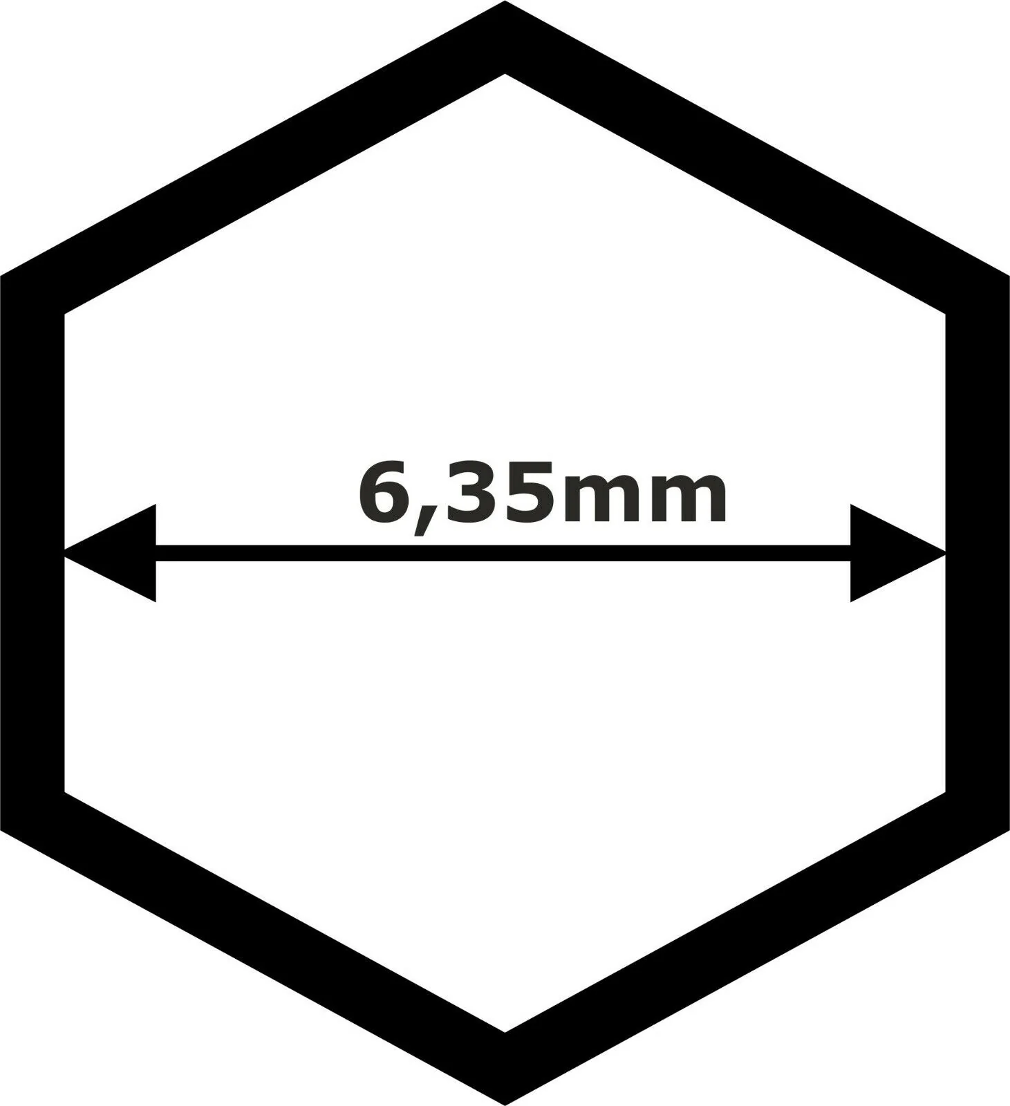 Magn. Bithalter für 6,35mm HEX, L=60mm (50 St.)