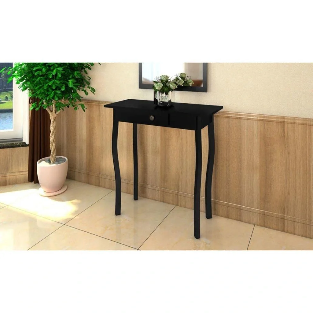 Wandtisch MDF schwarz - 4