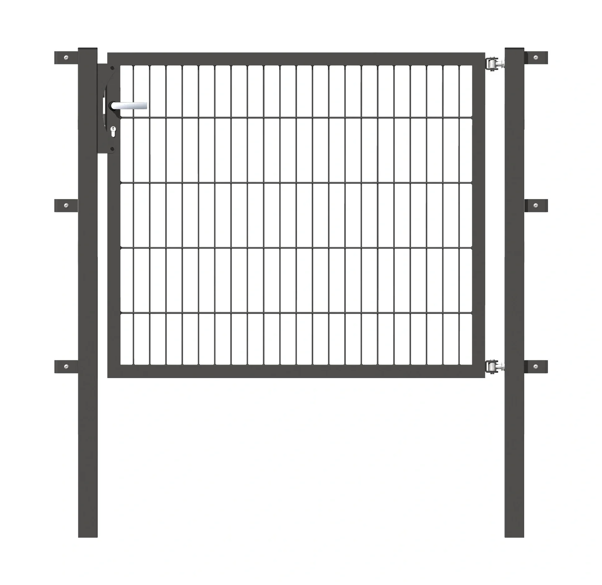 Einzeltor Flexo , anthrazit, Breite 125 cm, Höhe 100 cm - 2