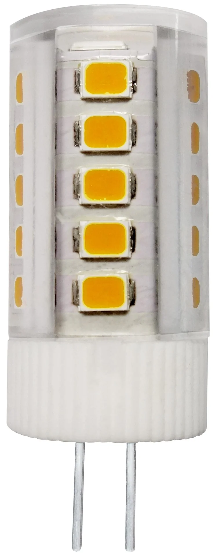 LED Niedervolt-Stiftsockel Lampe mit 3 watt, G4, 12 Volt, warmweiß - 2 Stück + 1 Stück GRATIS dazu - 1