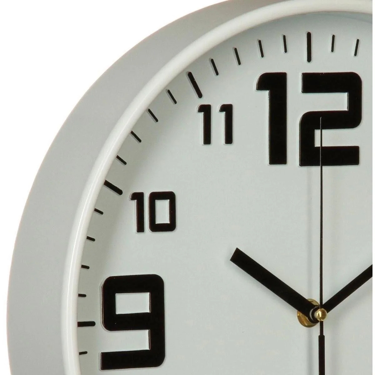 Wanduhr - 30 cm - Weiß - 2