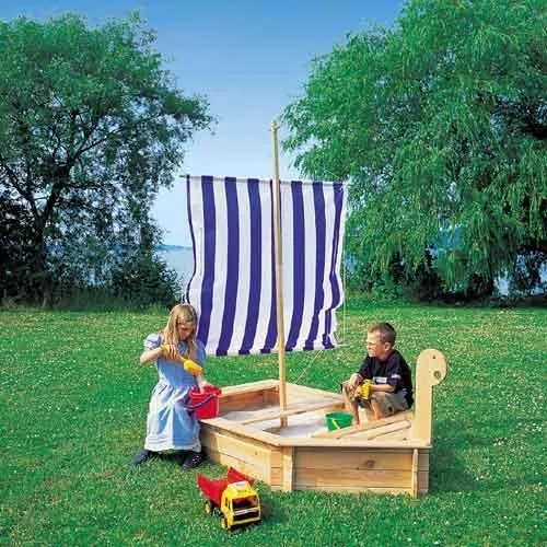 Sandkasten "Störtebeker" mit Segel - 1