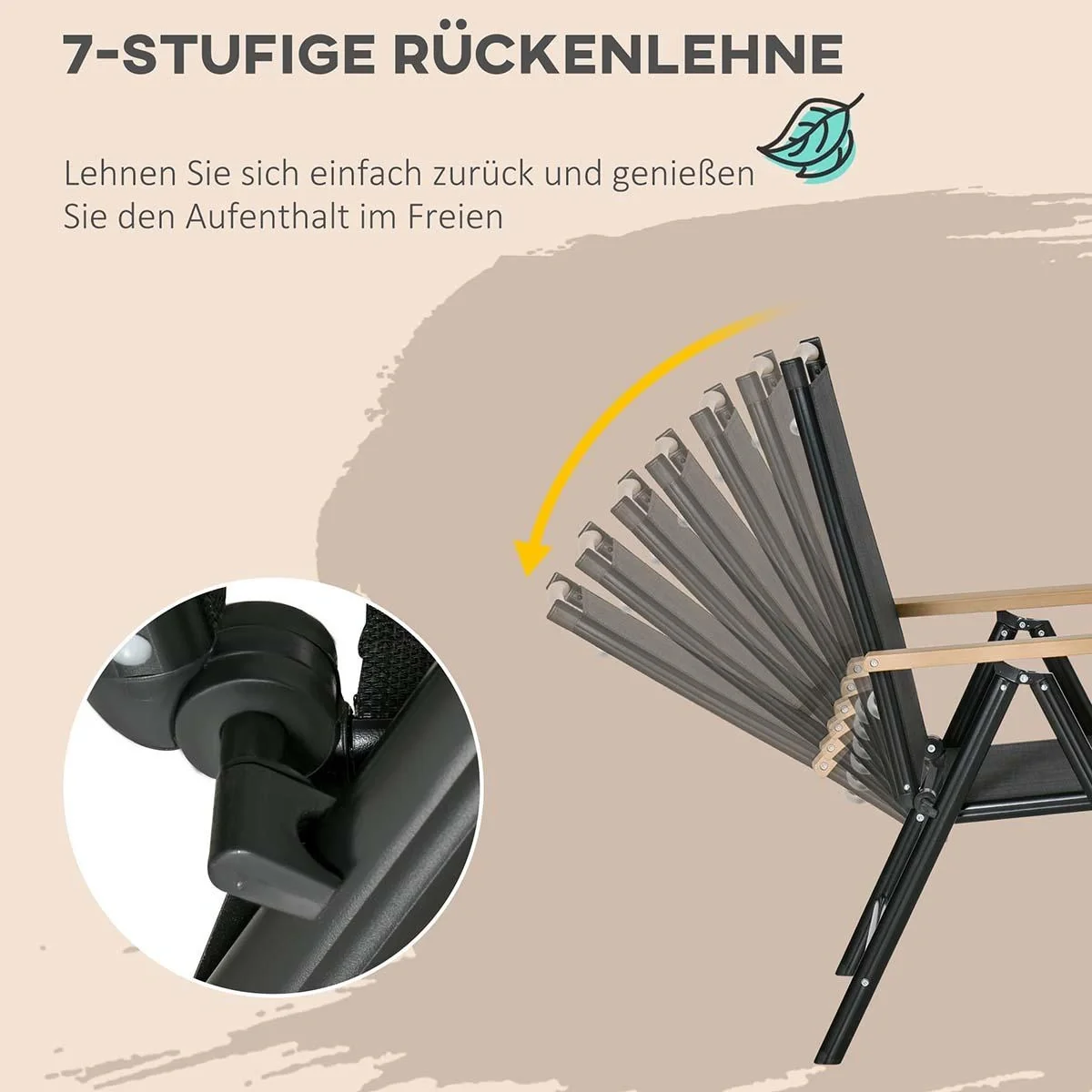 Schirmgewicht 4-tlg. Schirmständer mit 17 kg Wasser oder 25 kg Sand befüllbar HDPE Kaffee 100 x 100 x 10,5 cm - 6