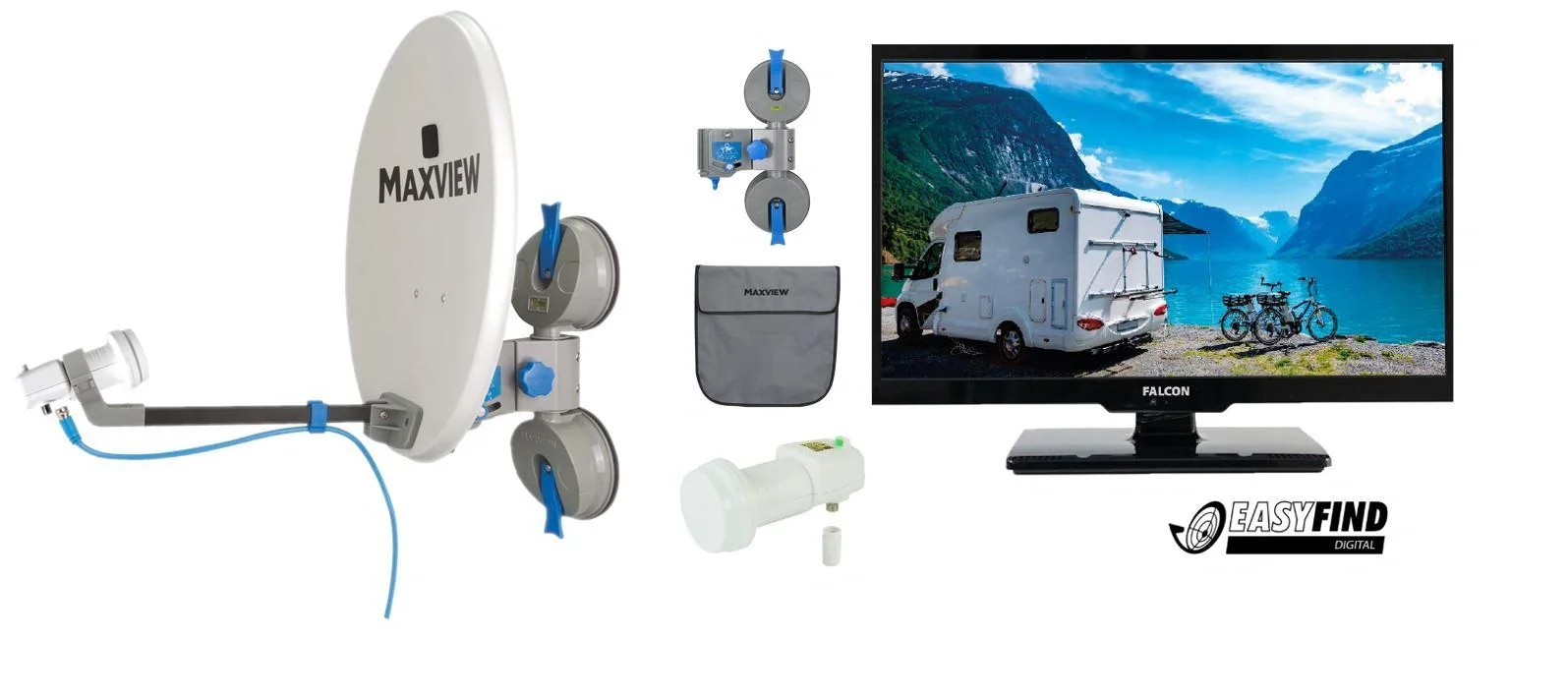 Pro TV Camping Set mit Tragetasche, 22 Zoll LED-TV - 1