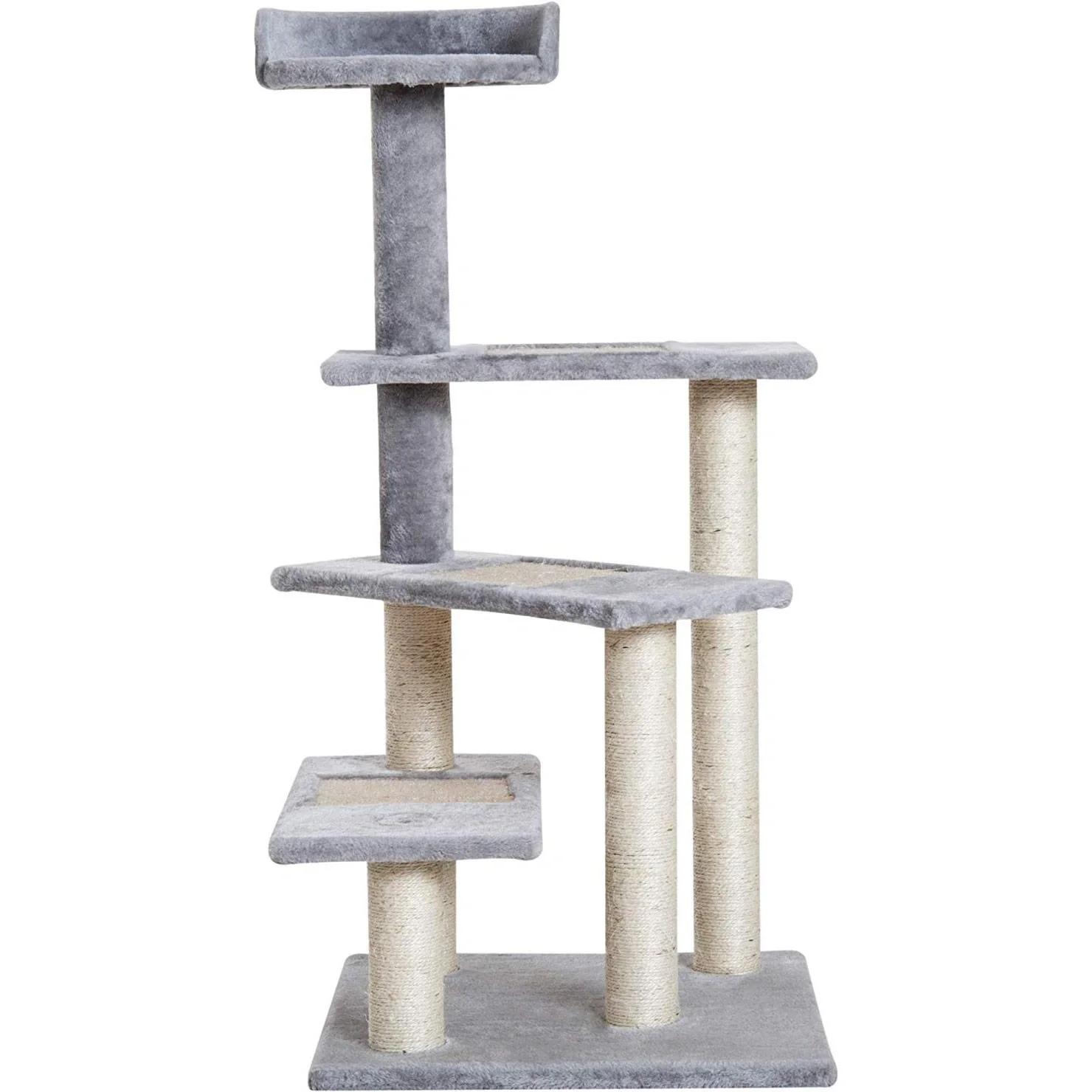 Kratzbaum Katzenbaum Spielbaum Treppe 5 Schichte Grau - 9
