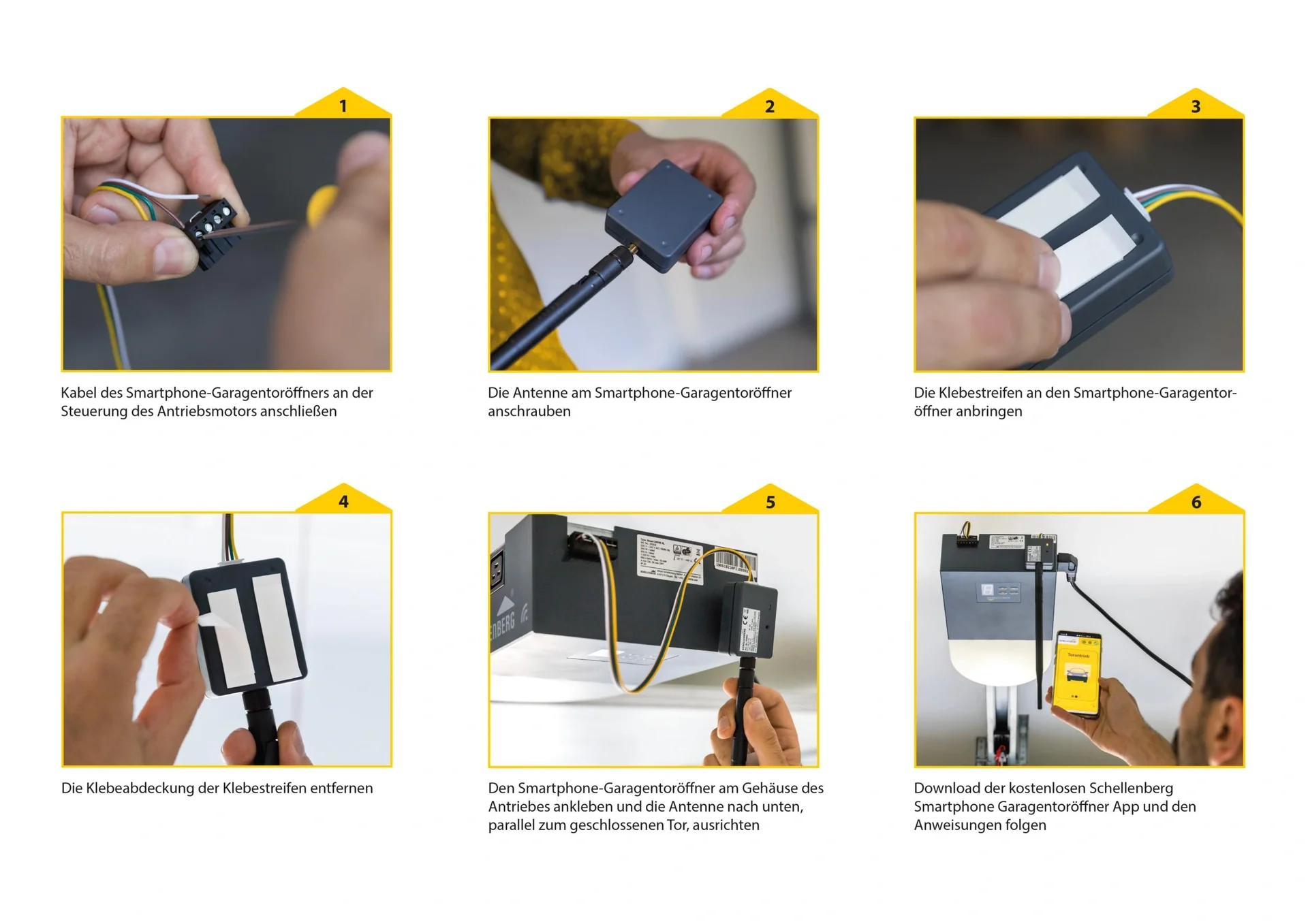 Smartphone Garagentoröffner mit LED - 6