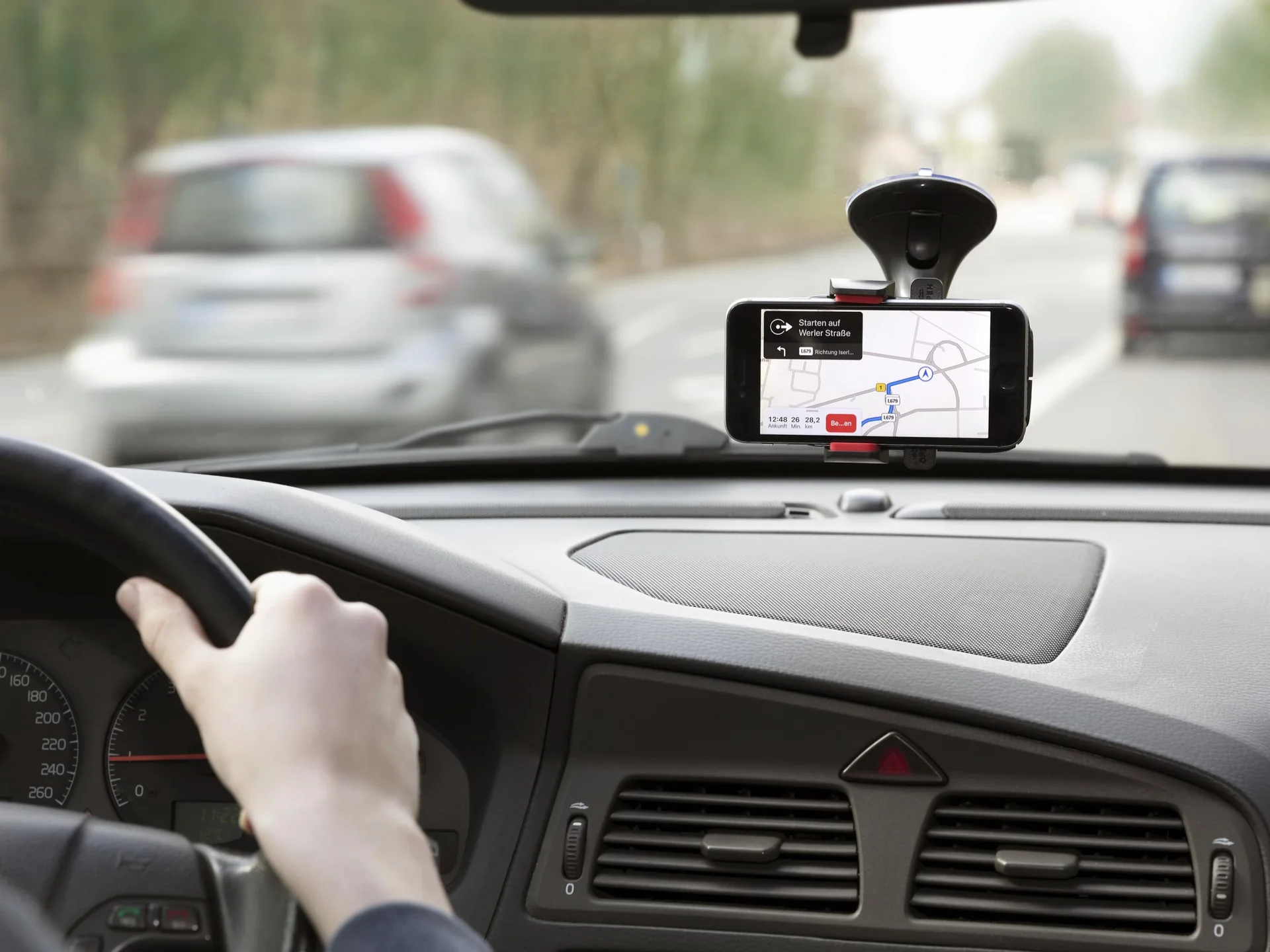 Smartphone und Handyhalter mit Saugfuß - 7