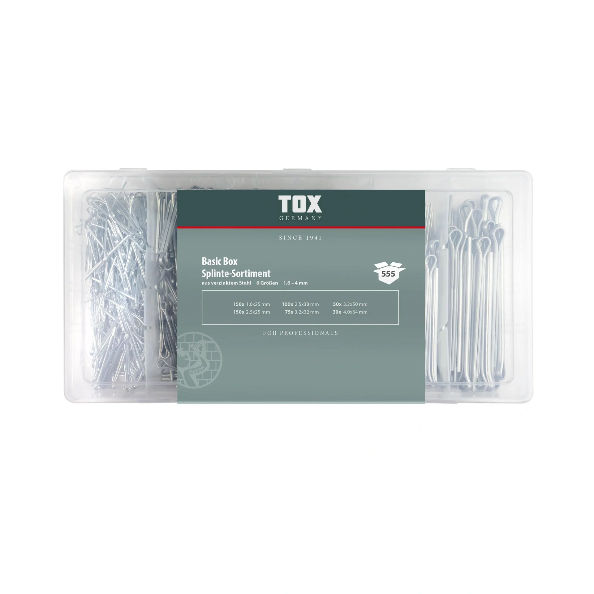 Splinte - Sortiment Basic Box 555-teilig - 4