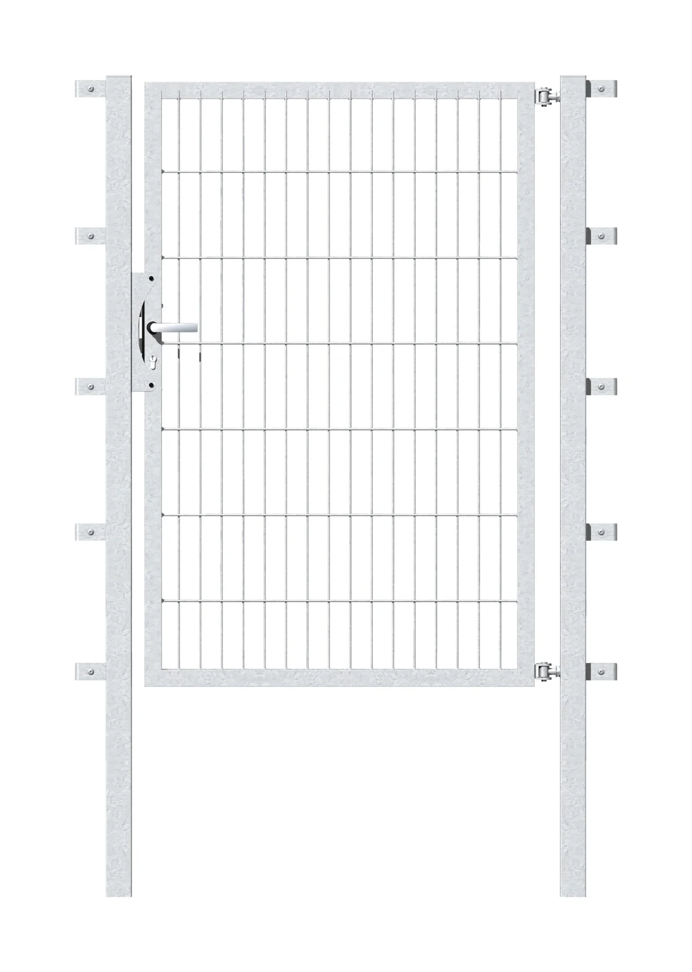 Einzeltor Flexo mit Zubehör, feuerverzinkt/ Breite 100 cm, Höhe 100 cm - 2