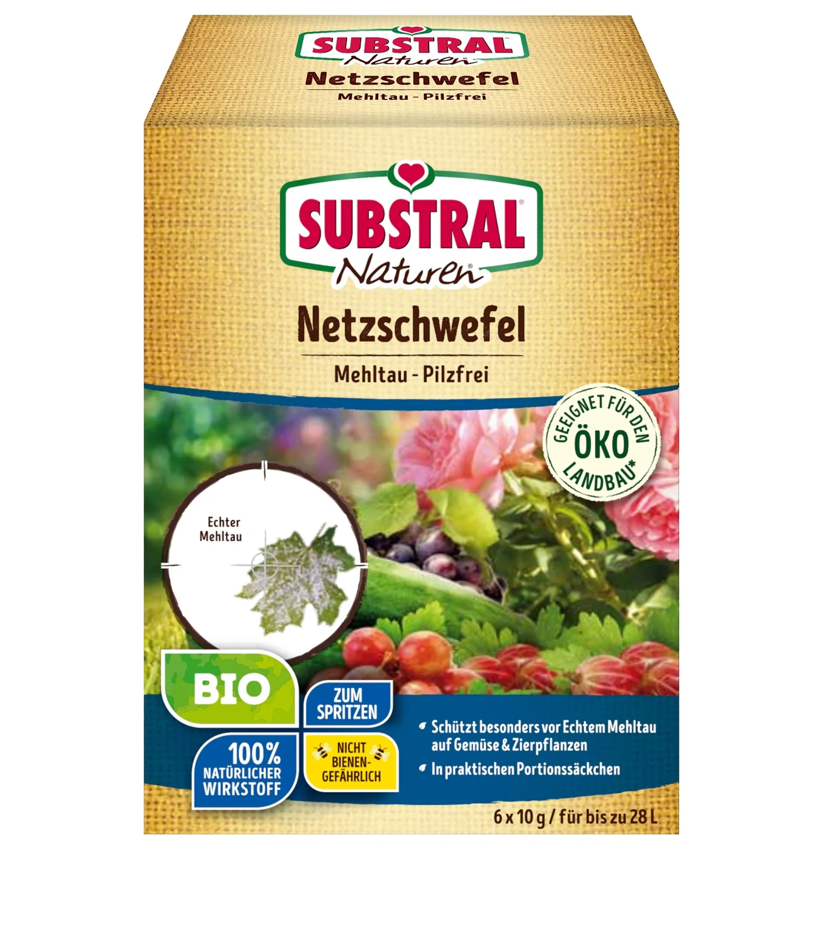 Bio Netzschwefel Mehltau - 6 x 10 g - 1