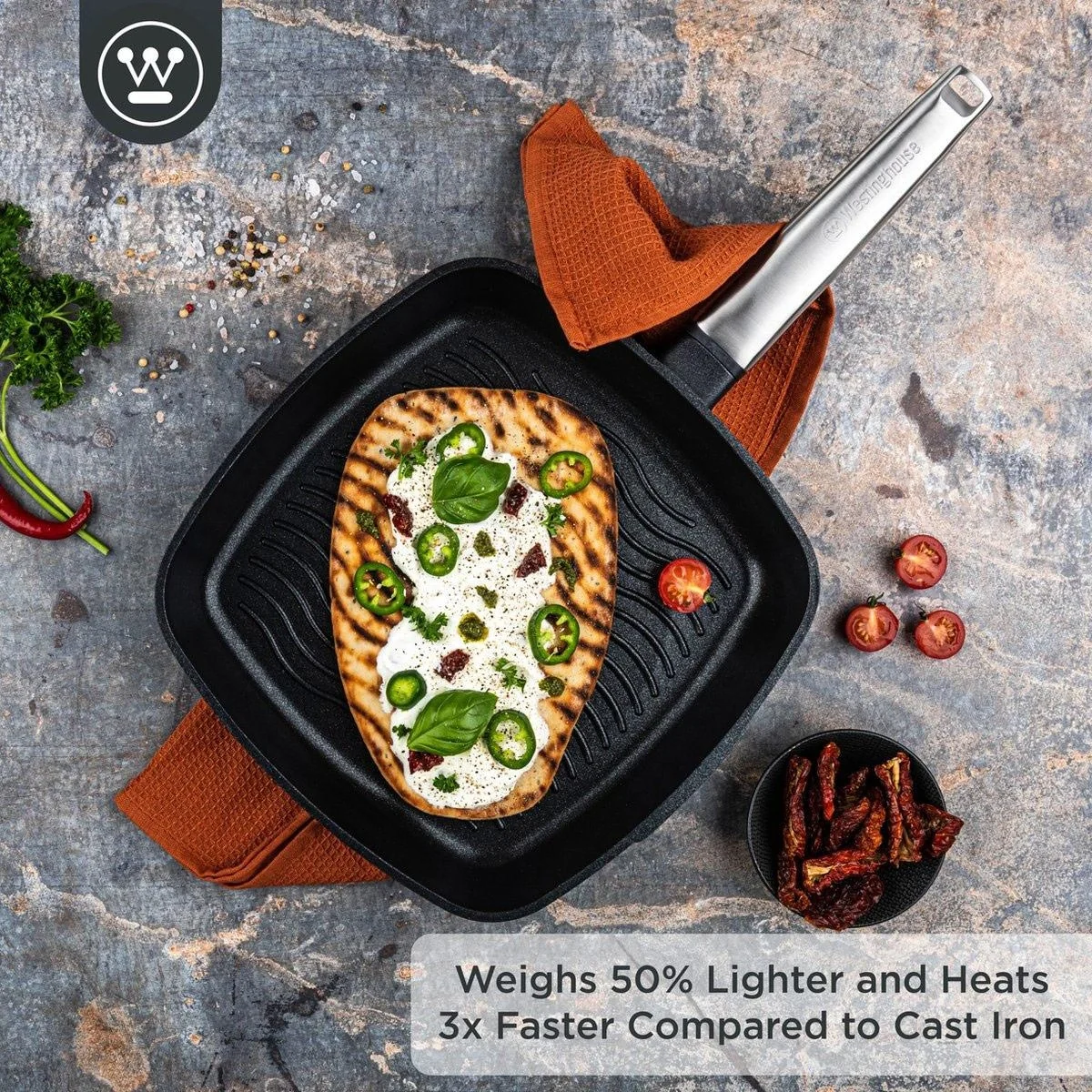 Performance Series Grillpfanne - Backofen geeignet - 28 cm - Schwarz - 6