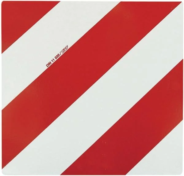 Warntafel, 423 x 423 mm, linksabweisend - 2
