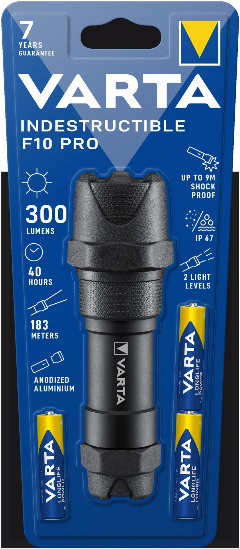 LED Taschenlampe - F10 Pro Indestructible, stoßabsorbierend - 4