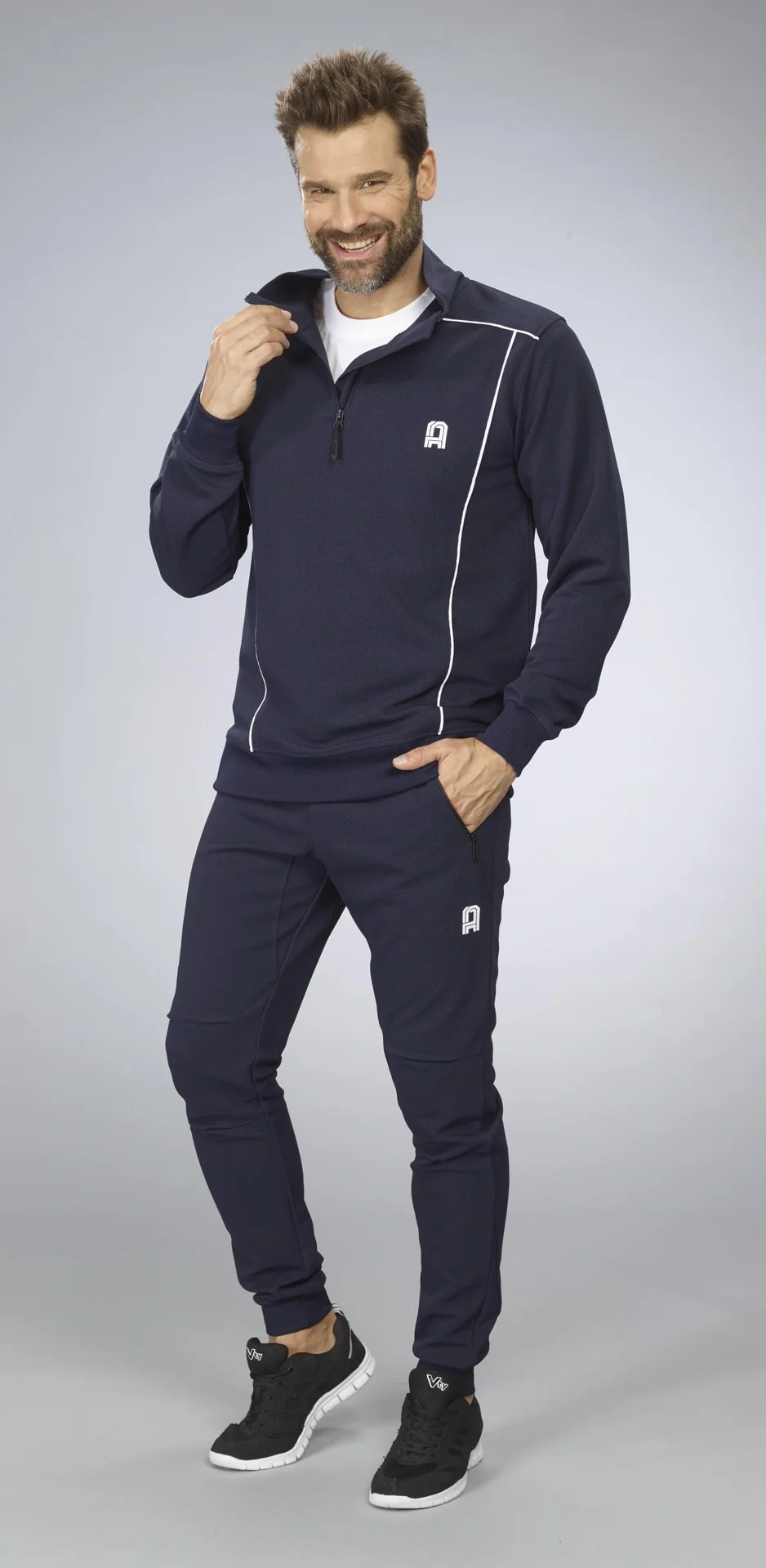 Sweatshirt, Farbe marine, Gr.M - 4