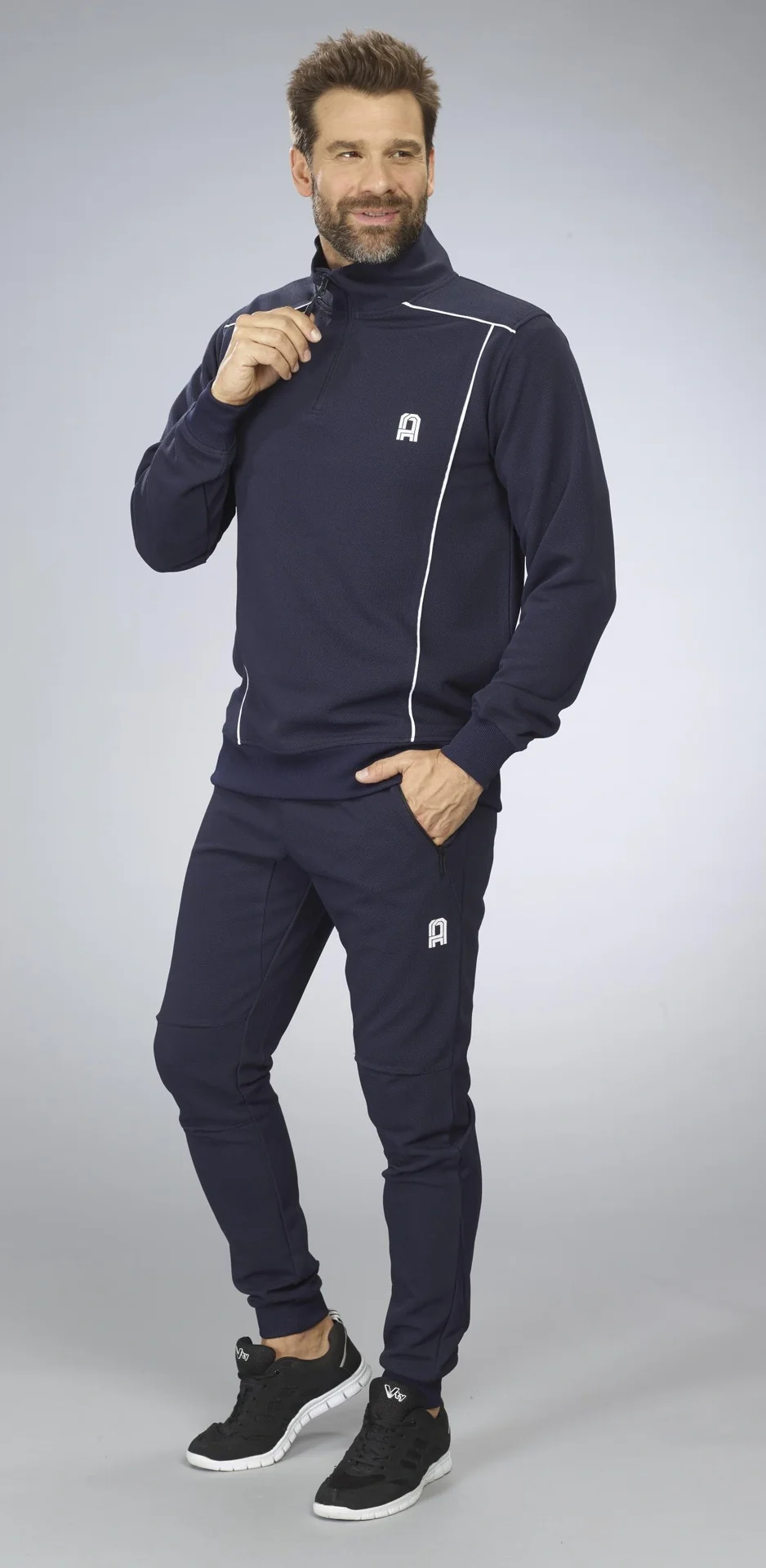 Sweatshirt, Farbe marine, Gr.XL - 1