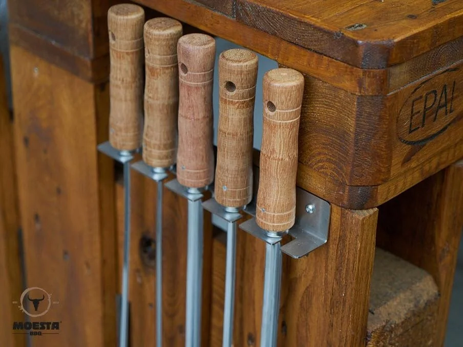 Spießhalter für 5 Churrasco Spieße - 4