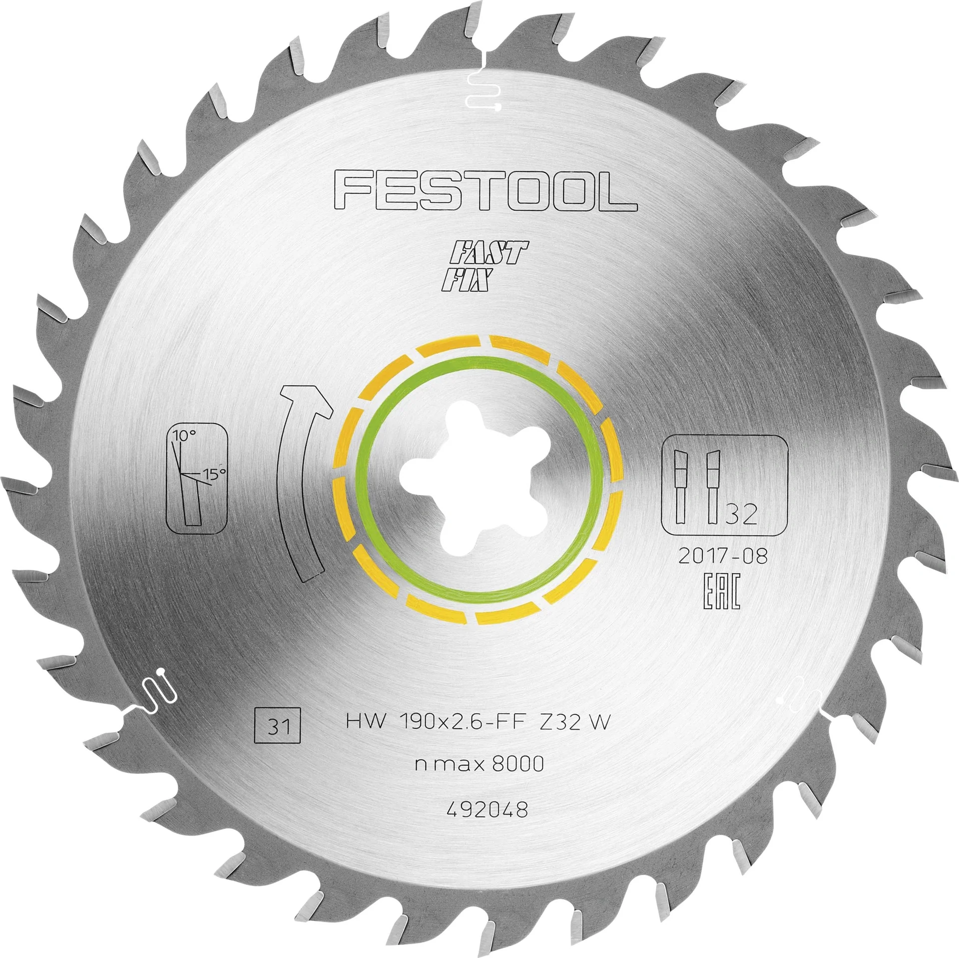 Universal-Sägeblatt HW 190 x 2,6 FF W32 - 3