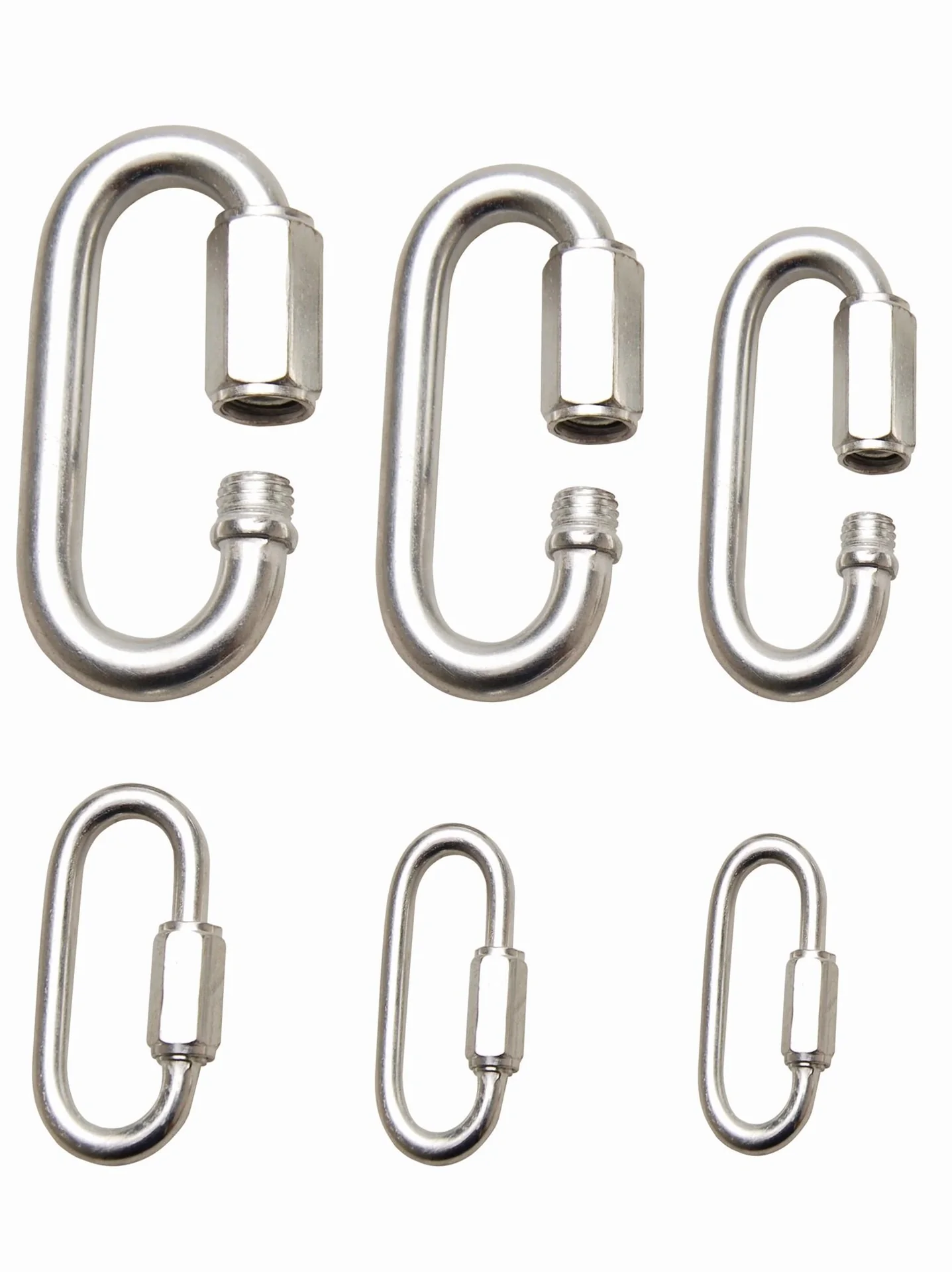 Schraubverschluss-Karabinerhaken-Sortiment 20-teilig - 1
