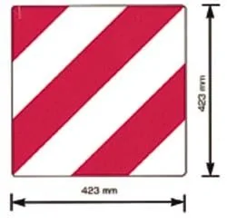Warntafel Folienzuschnitt, 423 x 423 mm - 3