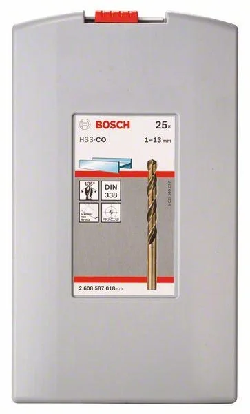 ProBox Metallbohrer-Set HSS-Co, DIN 338 (Kobaltlegierung), 1-13 mm, 25-teilig - 3