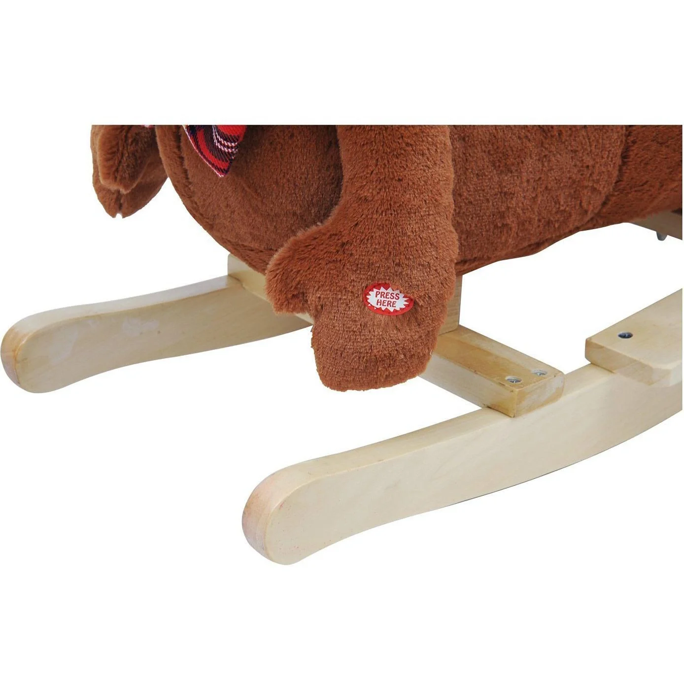 Schaukelbär Schaukelwippe: Bär mit Musik und Kuschelfell - 8