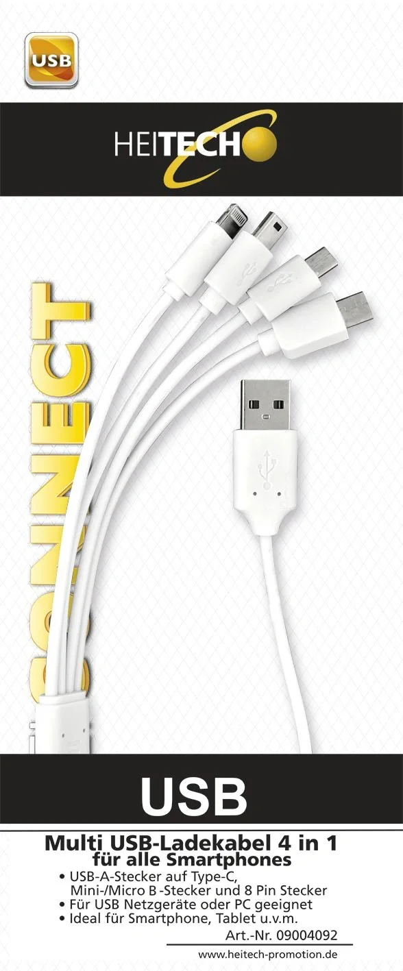 Multi USB-Ladekabel 4 in 1 - 2